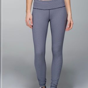 Lululemon Wunder Unders Cadet Blue Size 6